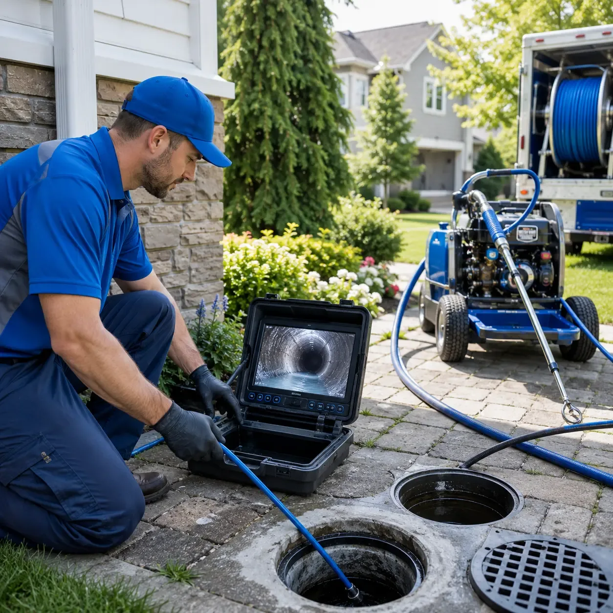 Outdoor drain cleaning professionals serving La Farge, WI