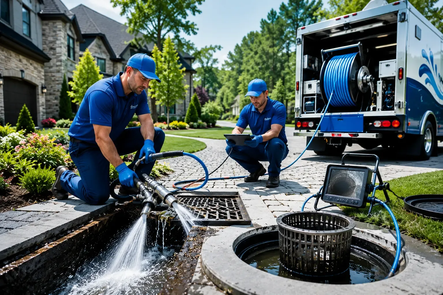 Local outdoor drain cleaning professionals in La Farge, WI