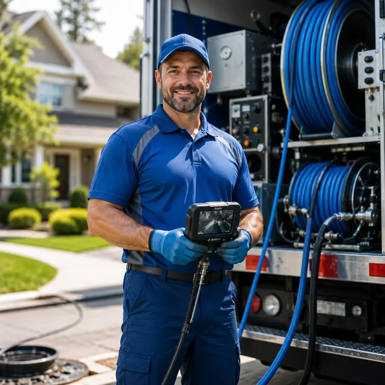 Local outdoor drain cleaning specialists in La Farge, WI